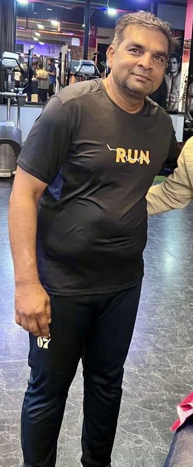 Rahul M. before � 94 kg